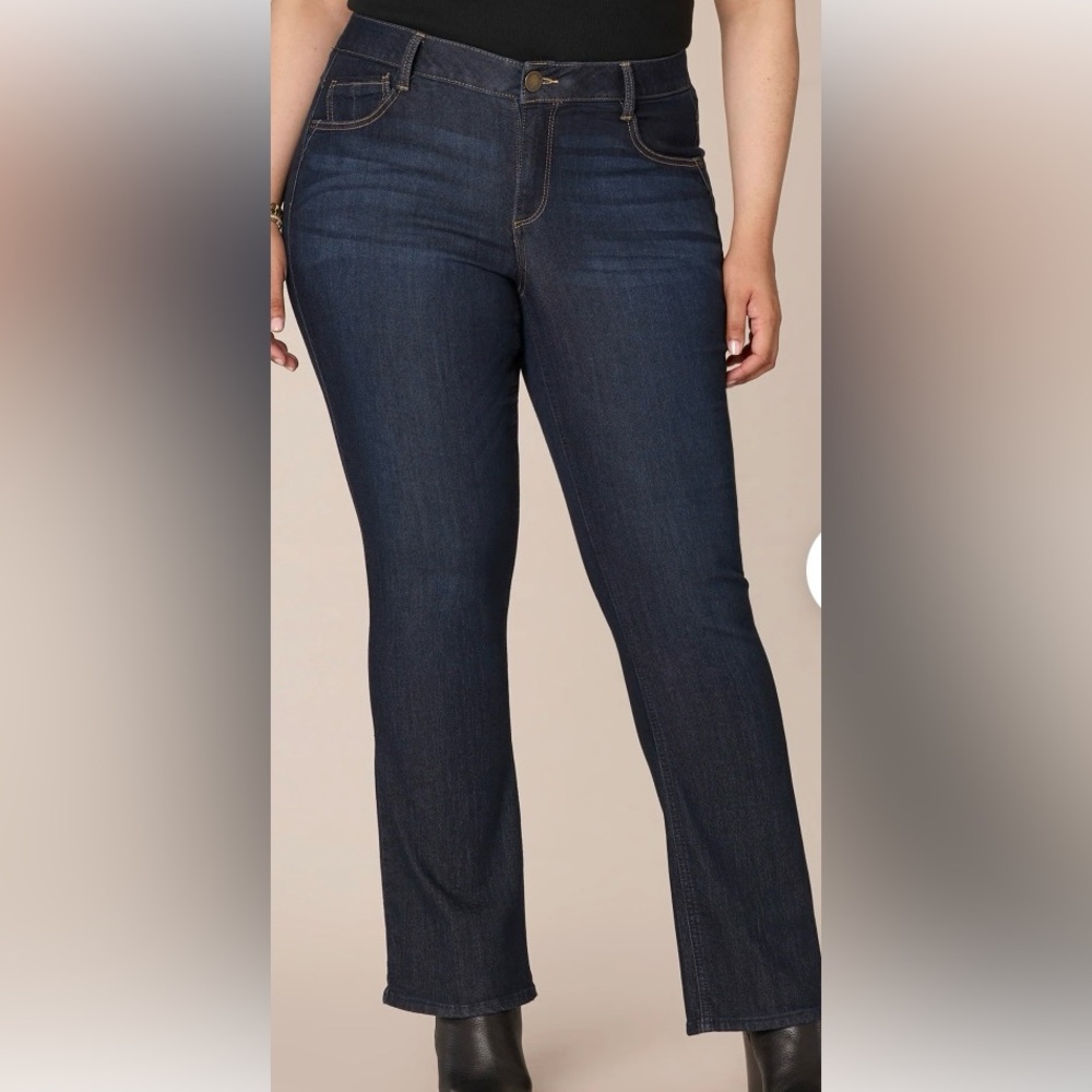 Democracy “Ab"solution® Indigo Itty Bitty Bootcut Plus Jeans